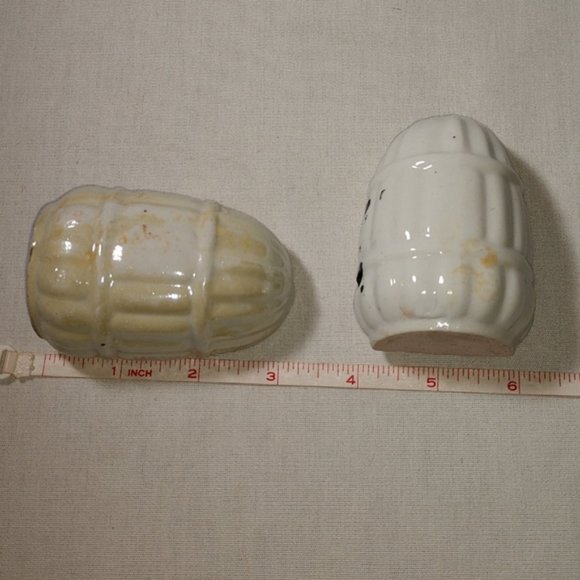 Bird Feeders Vintage Milk Glass Bird Cage - Picture 4 of 8